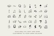 Interior Designer Architect Icons, an Outline Icon by CreativeWilderness (Thumbnail 7 of 11)