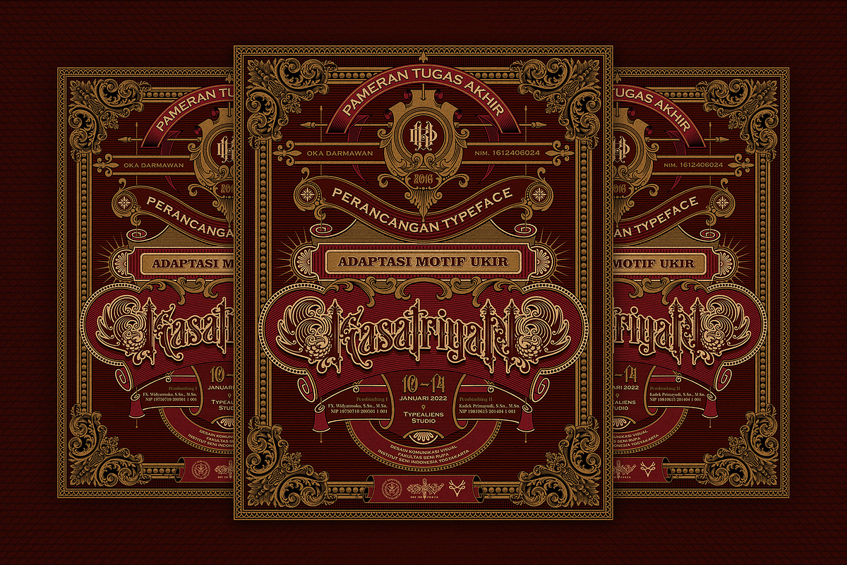 Kasatriyan Ancient Typeface, a Serif Font by Sitintahitam (Photo 4 of 24)