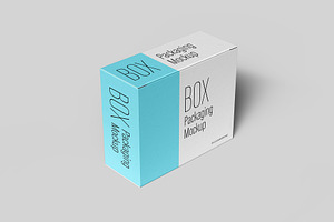 Box Packaging Mockup - 12 Views