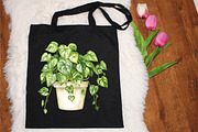Watercolor Kawaii House Plant Clipar, an Illustration by designcity5 (Thumbnail 4 of 5)