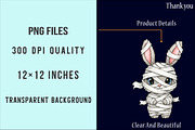Cute Bunny in Costume PNG, an Illustration by SinaCreation (Thumbnail 4 of 5)