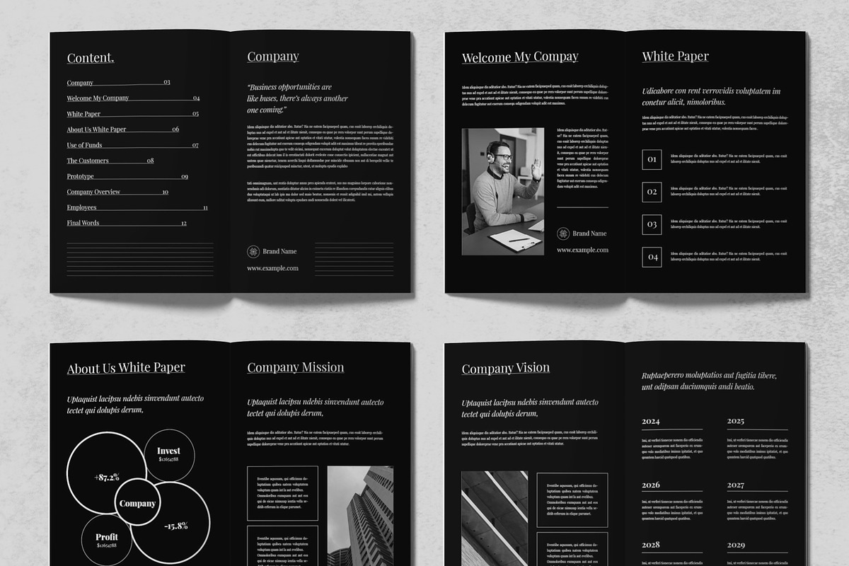White Paper Template, a Brochure Template by ContestDesign (Photo 2 of 3)