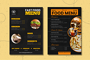 5 Fast Food Menu Templates Canva, a Templates & Theme by TemplateCastleStore (Thumbnail 8 of 9)