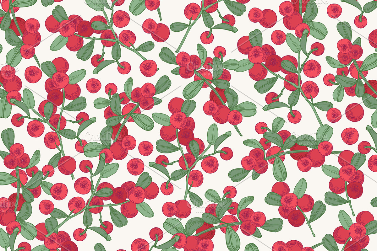 Wild flowers,herbs,herbaceous plants, a Texture Illustration by Good Studio (Photo 5 of 22)