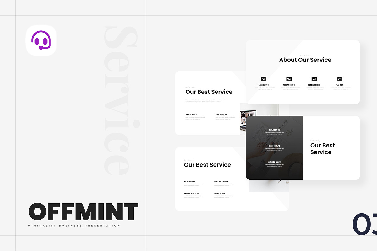 Offmint – Minimalist Google Slides, a Presentation Template by Ermedia Studio (Photo 4 of 8)
