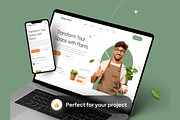 Plant Shop and Service Web Tempates, a Bootstrap Template by CreativeUI (Thumbnail 7 of 8)