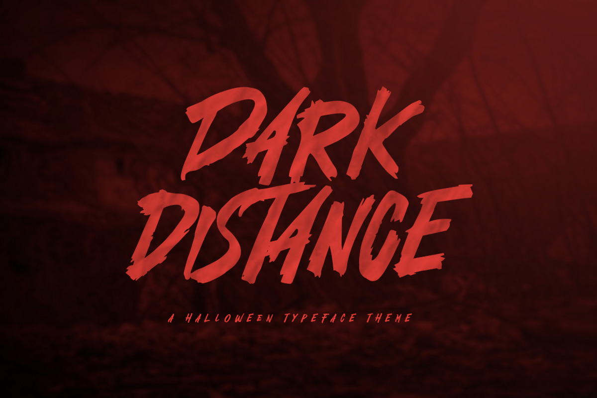 Dark Distance, a Handwritten Font by khurasan (Photo 1 of 6)
