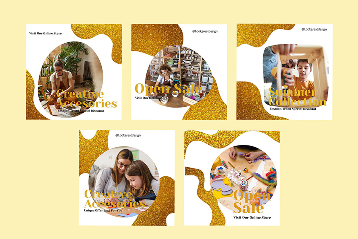 Instagram Post Template For Canva, a Social Media Template by DreamColor (Photo 5 of 5)