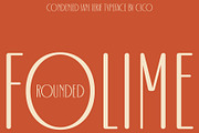 Folime Rounded, a Sans Serif Font by Craft Supply Co. (Thumbnail 1 of 8)