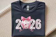 Pink Coquette New Year 2026 Png, an Illustration by SinaCreation (Thumbnail 3 of 10)