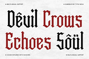 Gameback - Pixelate Blackletter Font, a Blackletter Font by Typia Nesia (Thumbnail 6 of 12)