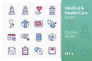 Medical Icons Set 1 - Outline Series, an Outline Icon by introwiz1 (Thumbnail 1 of 3)