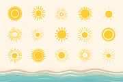 60 Hand Drawn Sun Illustrations, a Seasonal Illustration by PixMarket (Thumbnail 3 of 10)