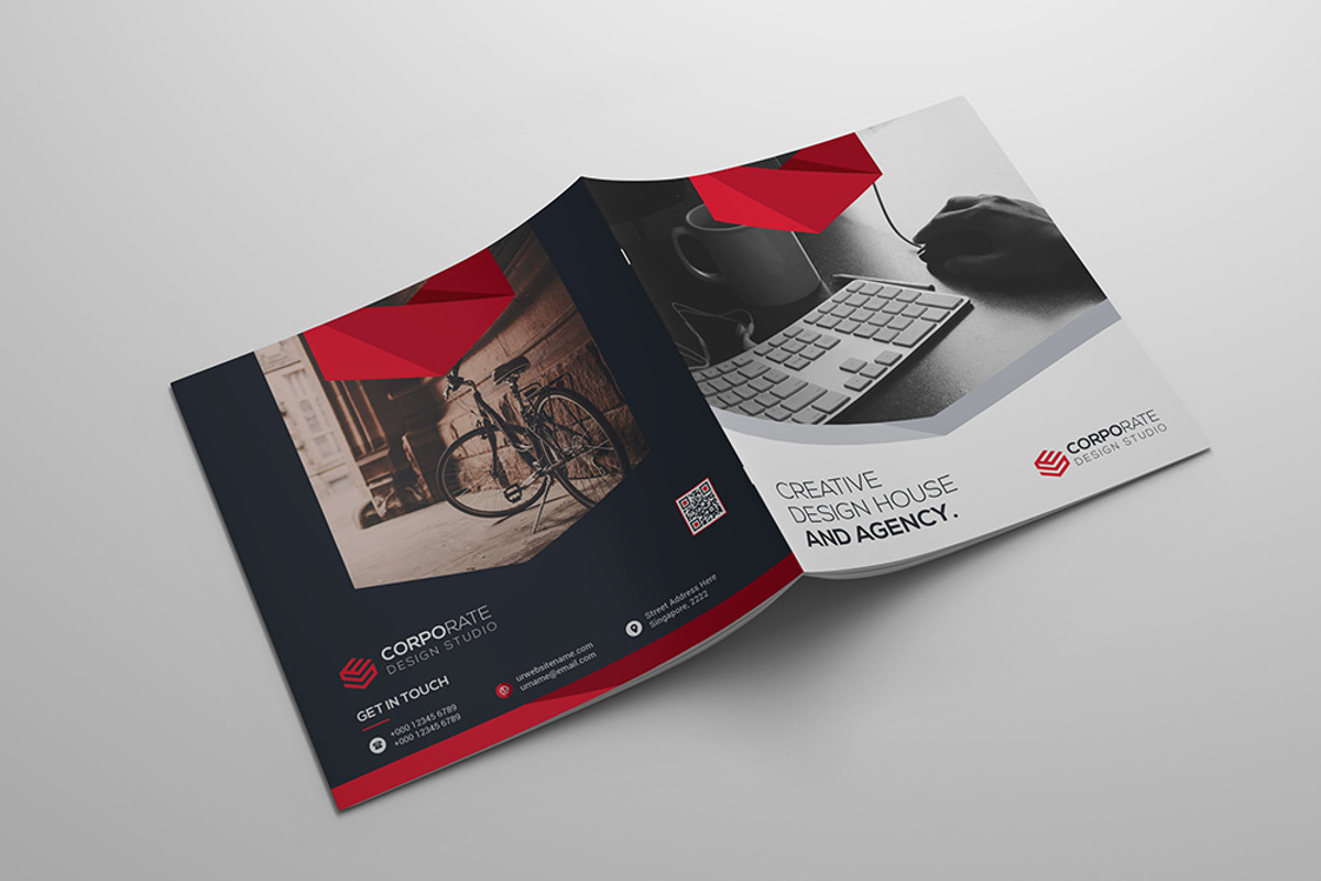 Pro_Square Bi-Fold Brochure, a Brochure Template by GenerousArt (Photo 8 of 11)