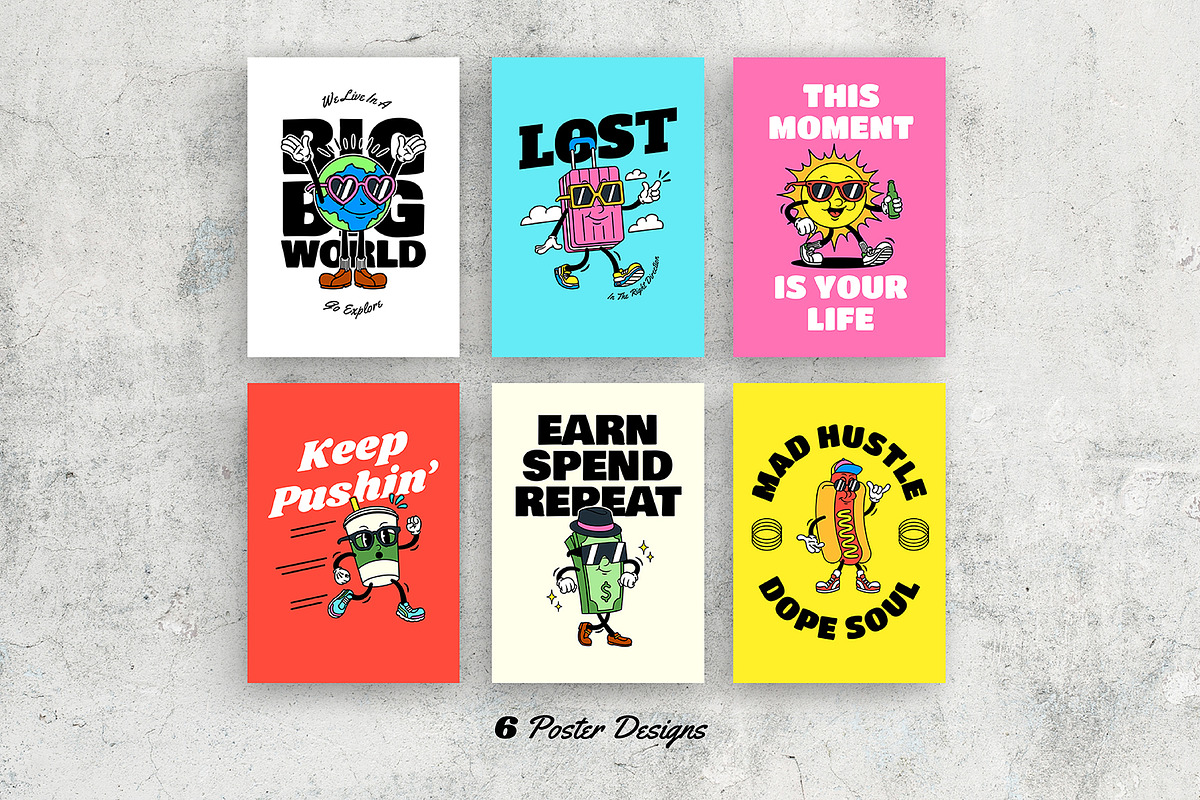 Cartoon Characters, The Bundle, an Illustration by The Isian (Photo 26 of 126)