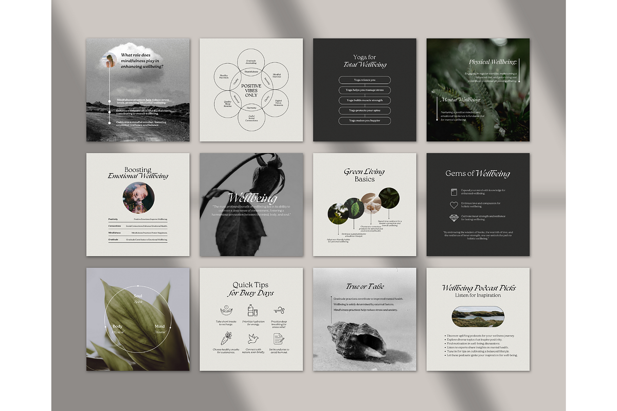 Wellbeing Coach Template - Canva, a Social Media Template by TheTemplateTopia (Photo 8 of 10)