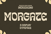 Morgate Display Typeface Font, a Sans Serif Font by Storytype Studio (Thumbnail 1 of 15)