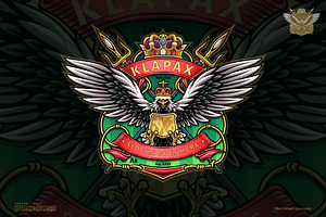 Royal King Bird Logo Template