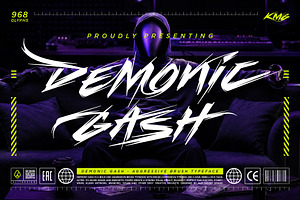 Demonic Gash Typeface