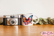 Botanical Butterfly Clipart Decor, a Decorative Illustration by Watercolor Digital (Thumbnail 8 of 9)