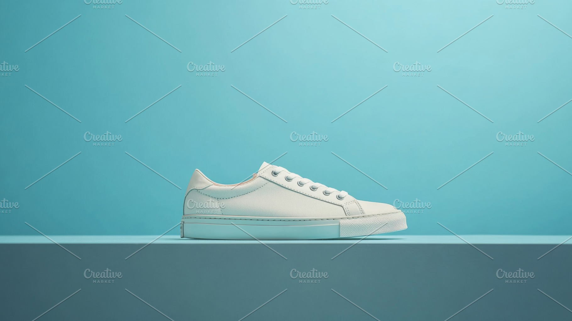 Pink sneakers on color background, a Photo by Dvoevnore photos