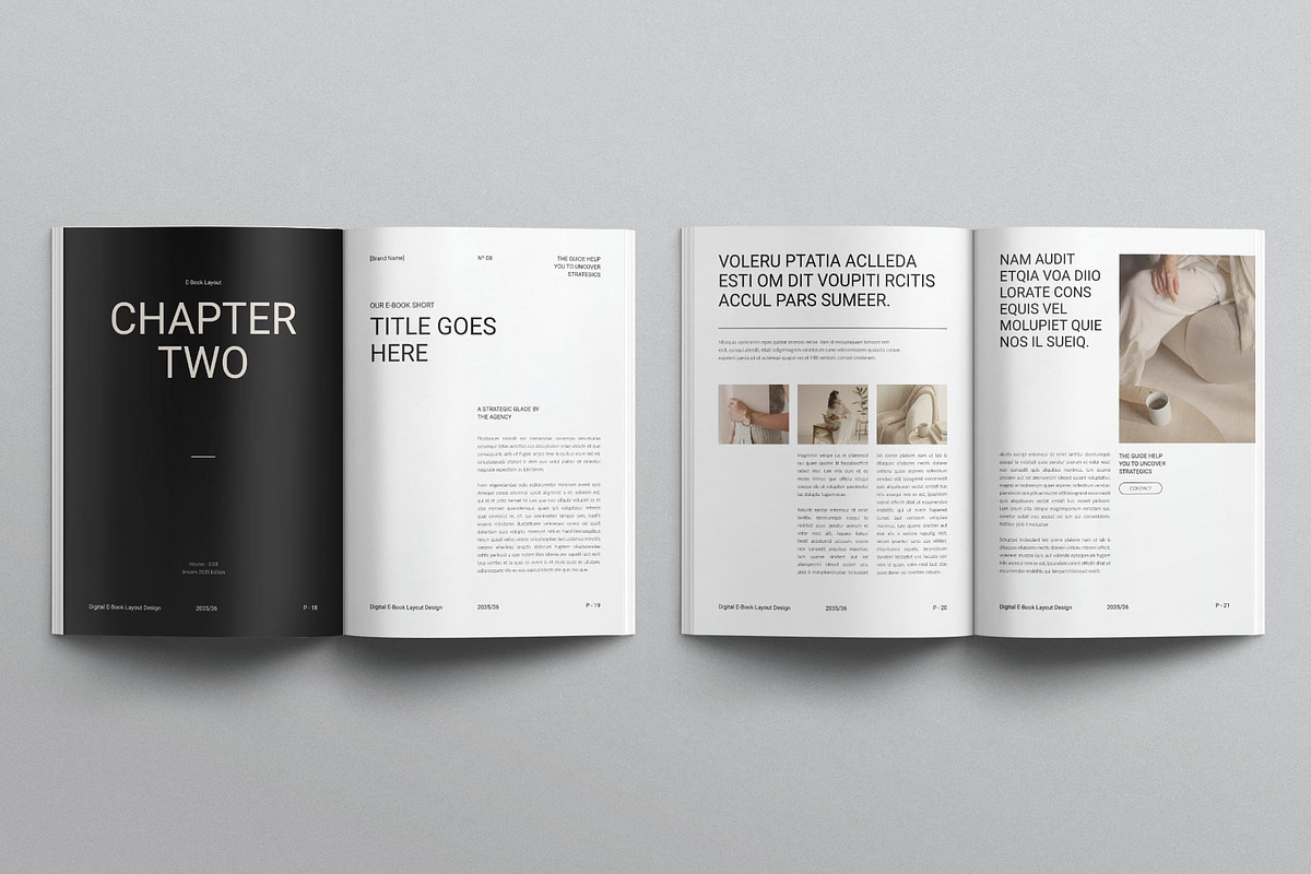 Digital E-Book Layout Design | Canva, a Magazine Template by DesignCrest (Photo 6 of 19)