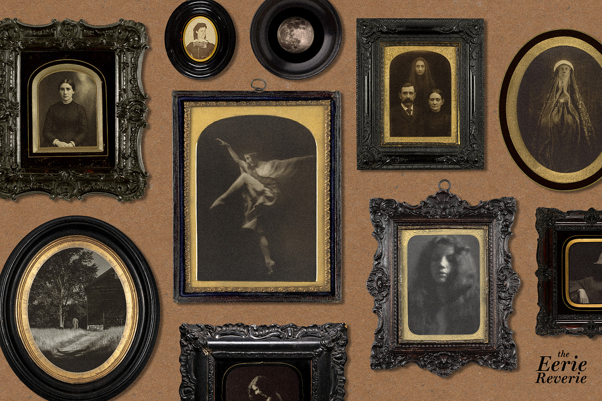 The Eerie Reverie Collage Pack, an Object Graphic by Dina Mae (Photo 4 of 13)