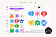 Geometric Floral Shapes & Patterns, an Object Graphic by Leila Divine (Thumbnail 15 of 16)