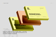 Stacked Business Card Mockup, an Advertising Mockup by Toasin Studio (Thumbnail 3 of 7)