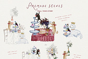 Whimsy Valentine Wedding Watercolor, an Object Graphic by Laras Wonderland (Thumbnail 10 of 11)
