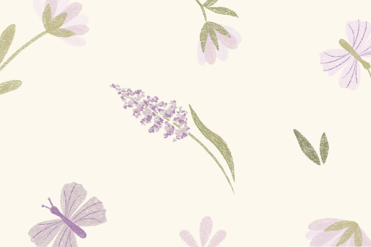 Floral summer kids ditsy pattern, a Seasonal Illustration by DigitalArsiart (Photo 3 of 5)