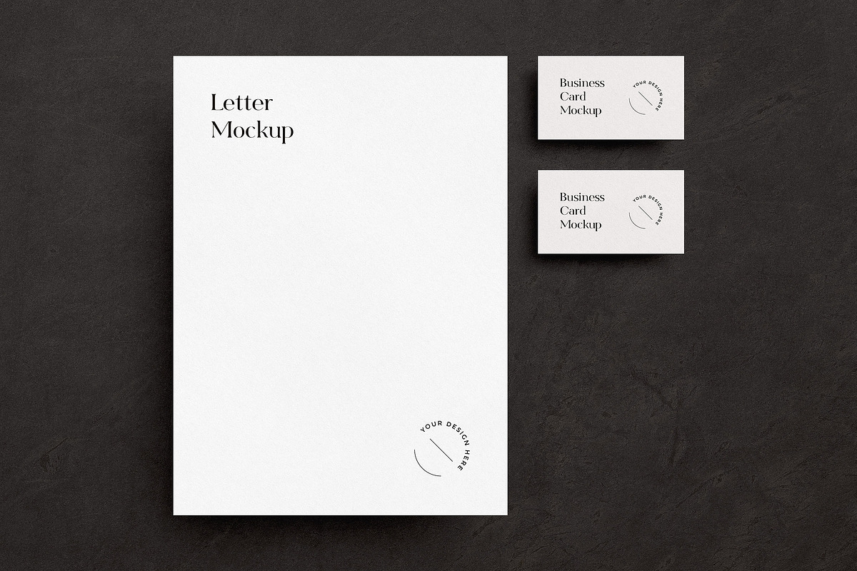 US Letter & Business Card Mockup, a Product Mockup by Design Squad (Photo 4 of 5)
