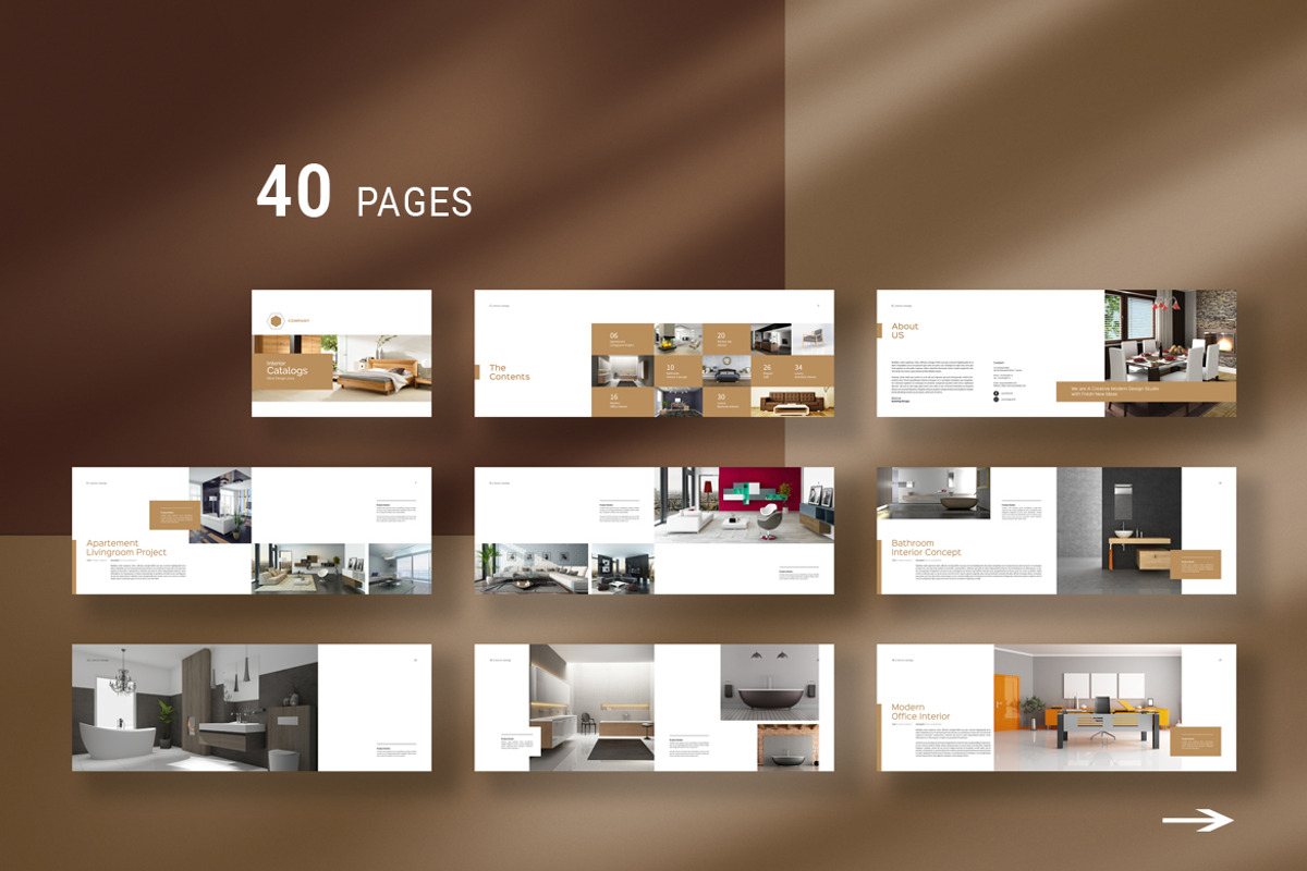 Interior Design Catalogs, a Brochure Template by adekfotografia (Photo 11 of 12)