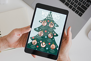 Christmas Newsletter Canva Template, a Stationery Template by SarenkaDesignShop (Thumbnail 6 of 6)