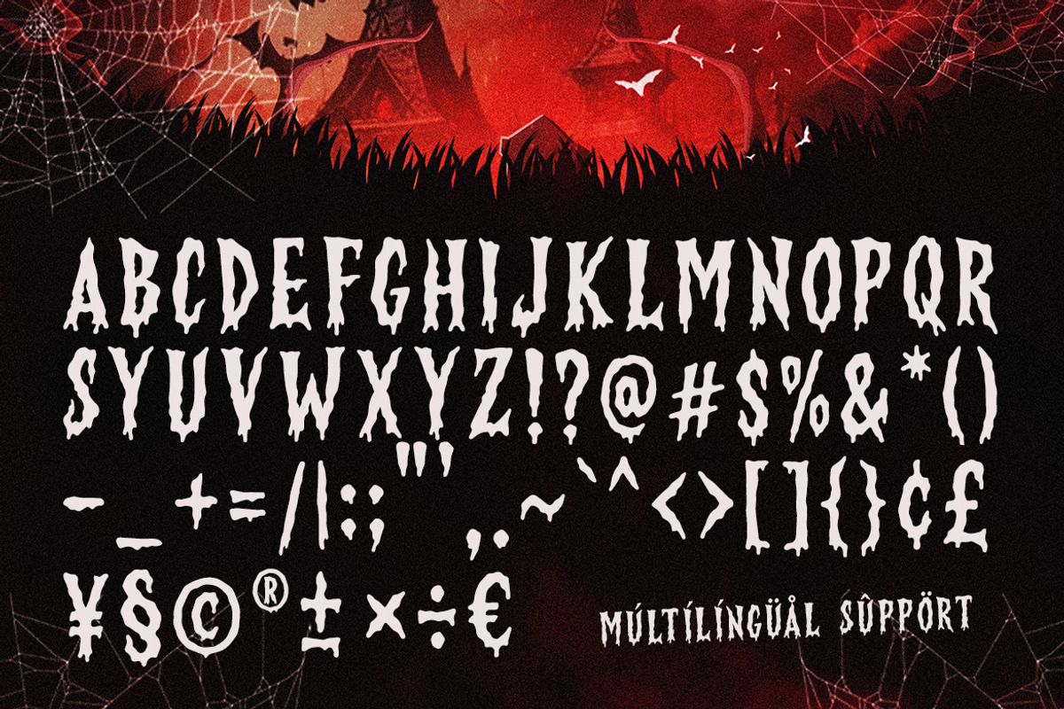 Hellverster – Horror Display Font, a Handwritten Font by decographstud (Photo 4 of 7)