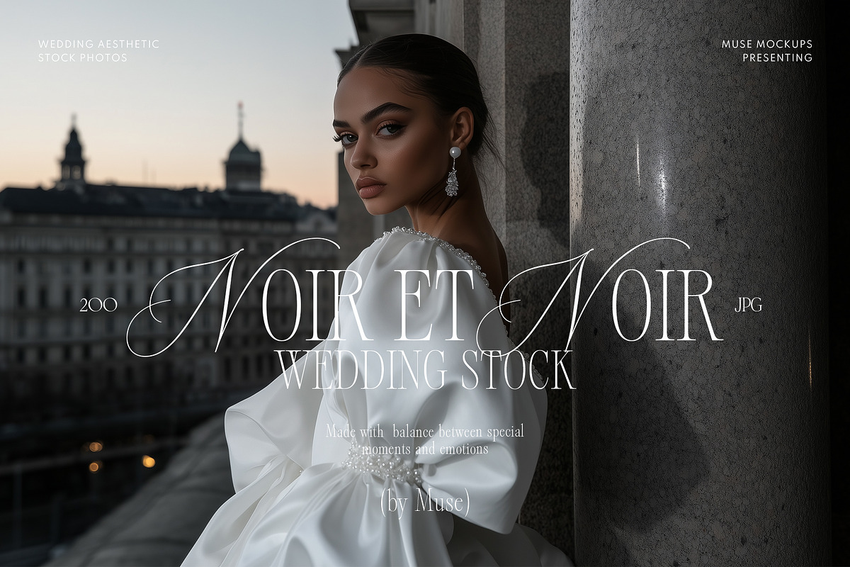 Noir Et Noir 200 Wedding Photos, a Beauty & Fashion Photo by Muse Mockups (Photo 2 of 30)