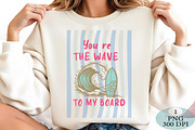 Surfboard Summer Pun Hand Drawn PNG, an Illustration by Daily.Designs (Thumbnail 2 of 3)