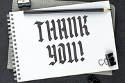 Black Freedom a Blackletter Font, a Blackletter Font by Blankids Studio (Thumbnail 9 of 9)