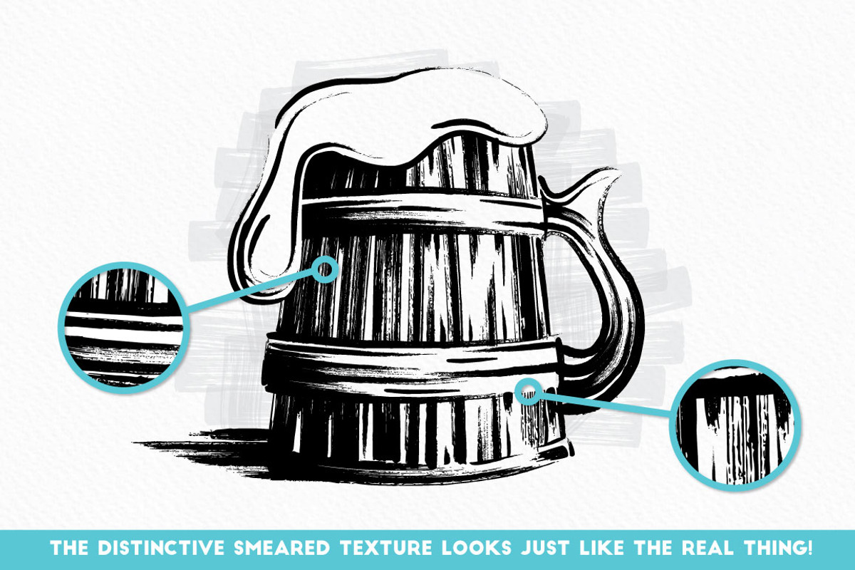 Chunky Markers - Illustrator Brushes, a Brush Add-On by The Artifex Forge (Photo 3 of 6)
