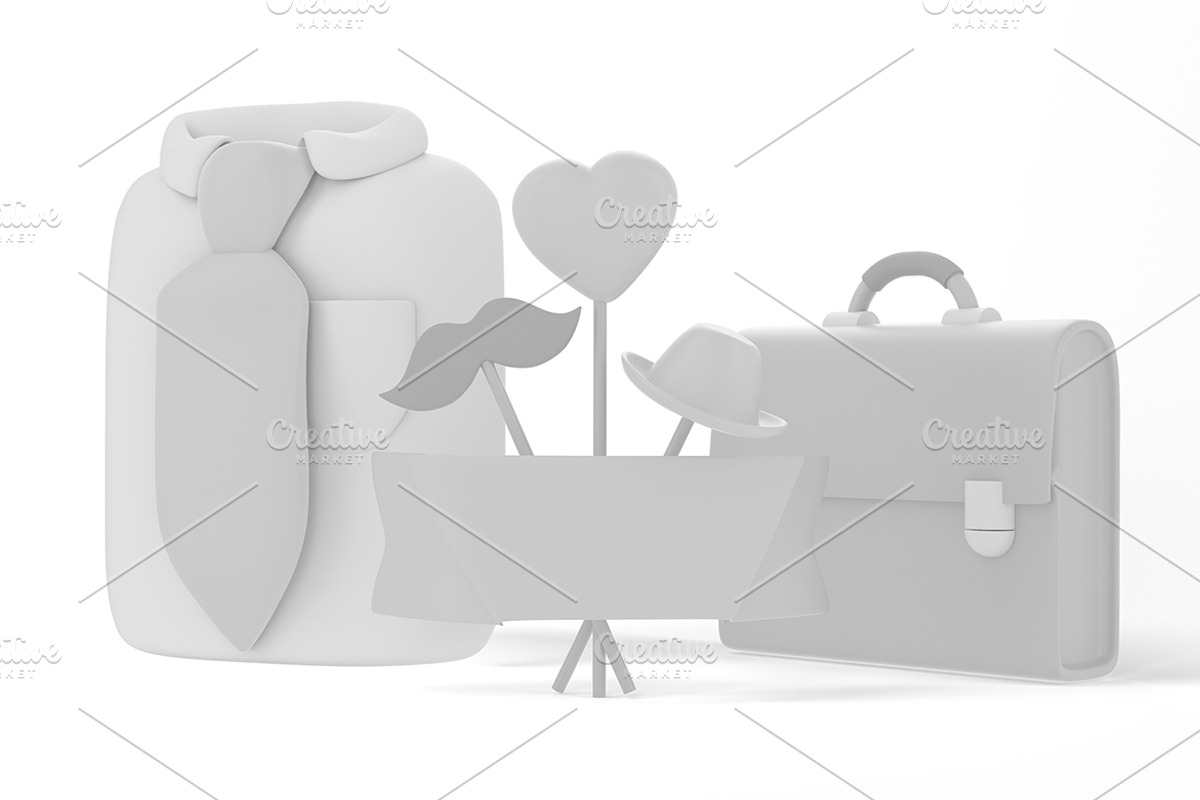 Father's Day Work Mockup, an Advertising Mockup by Qaleb Studio (Photo 2 of 2)