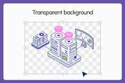 200 Technology and AI Isometric, a Technology Illustration by Vectors Market (Thumbnail 5 of 19)
