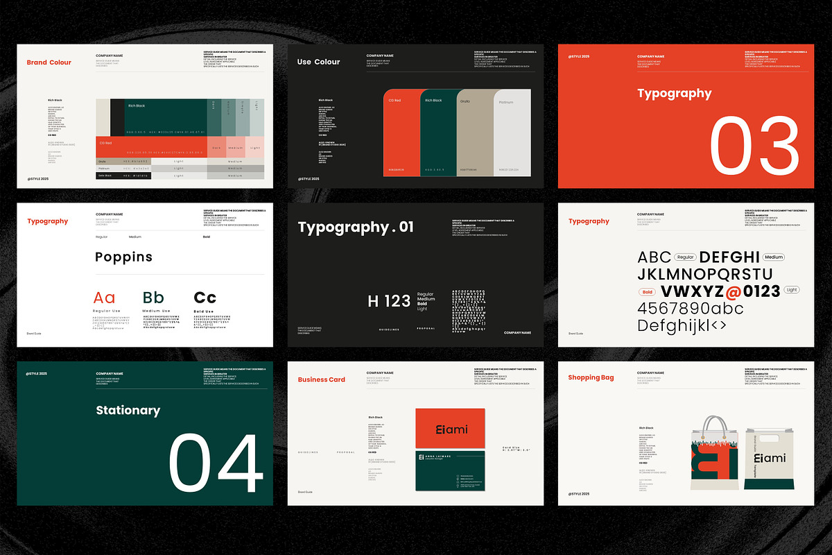 Miami | Brand Guidelines Template, a Presentation Template by Studio Industry (Photo 10 of 13)