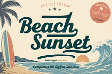 Beach Sunset is a bold and stylish