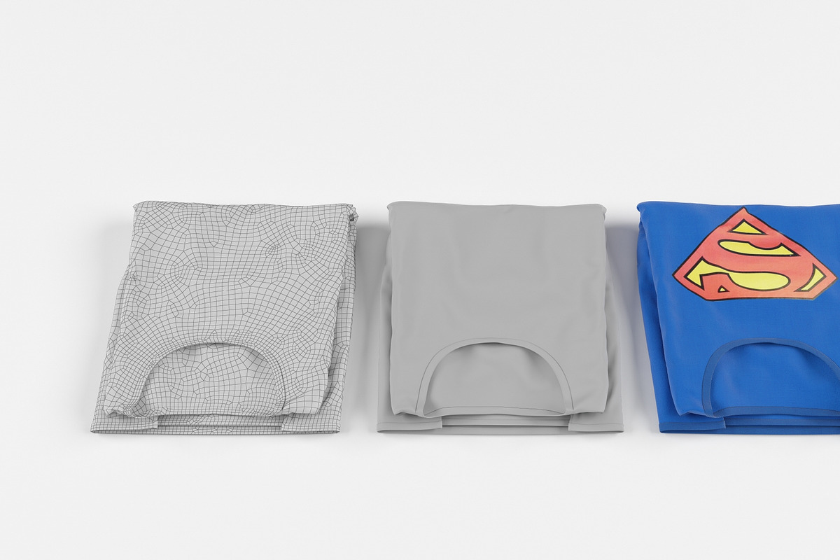 T-shirt collection 3D model, a Characters & Person 3D Model by mrGarret (Photo 11 of 17)