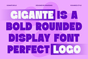 Gigante – Bold Display Font, a Sans Serif Font by Mahesans Co (Thumbnail 6 of 10)