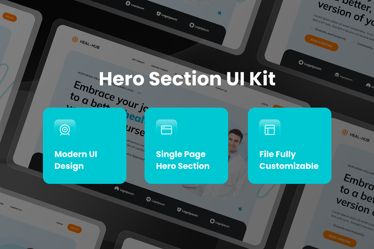 Healthcare Hero Header, a Templates & Theme by SquidPixey (Photo 3 of 3)