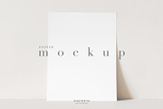 Clean Customizable Poster Mockup, a Mockup by HALFTOUNE (Thumbnail 1 of 5)