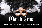 2026 Mardi Gras Party Poster Pack, a Flyer Template by Deviant (Thumbnail 2 of 4)