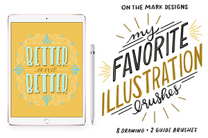 Fav Illustration Procreate Brushes