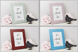 Romantic Photo Frame Mockup